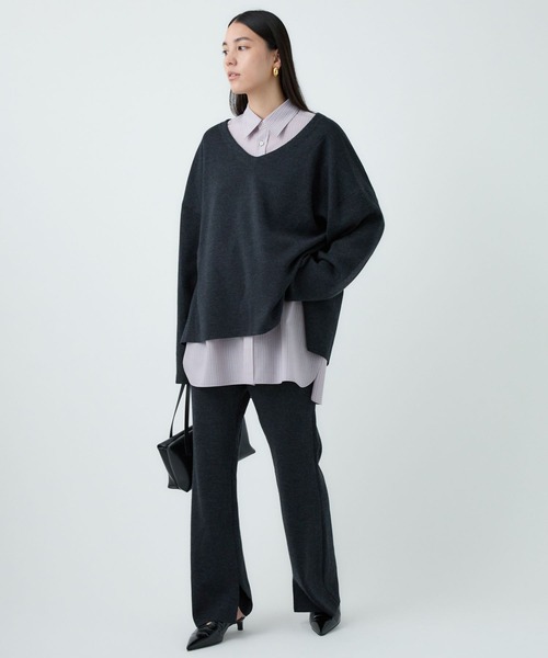 Chaos（カオス）の「Chaos(カオス)/シエラウールVネックニット