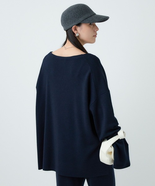 Chaos(カオス)の「Chaos(カオス)/◆坪田あさみさんInstaLIVE紹介◆ シエラウールVネックニット 【セットアップ可】(ニット/セーター・レディース・ベージュ/ブラウン/チャコール/ブラック/ネイビー/ブラウン系・FREE)」の19枚目の写真