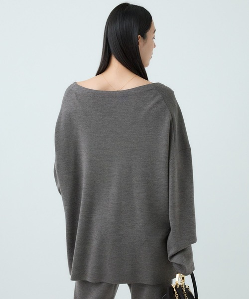 【美品】Chaos シエラウールニットパンツ／ブラウン Chaos(カオス)/◇金子綾さんYouTube紹介◇ シエラウールニット