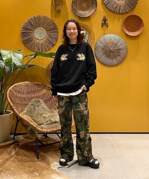 タグ付き　テーラー東洋 × BEAMS / 別注 刺繍 クルーネック スウェット テーラー東洋 × BEAMS / 別注 刺繍 クルーネック スウェット