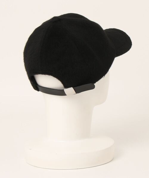 CUBE SUGAR(キューブシュガー)の「無地シャギーキャップ(キャップ・レディース・ブラック/グレイッシュベージュ・M)」の3枚目の写真