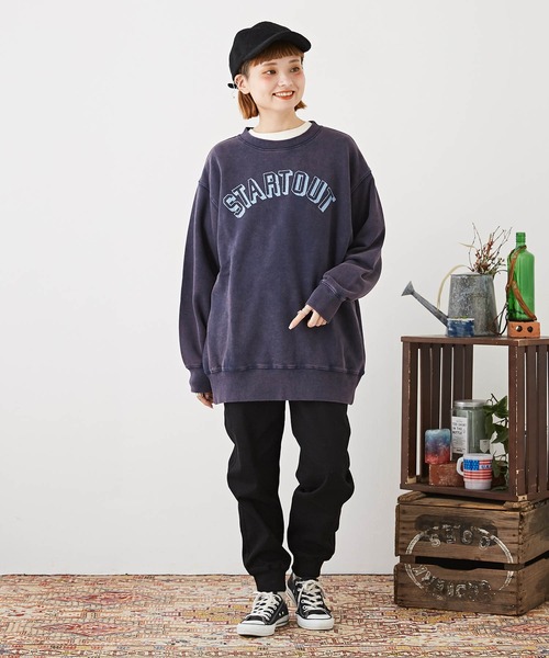 CUBE SUGAR(キューブシュガー)の「無地シャギーキャップ(キャップ・レディース・ブラック/グレイッシュベージュ・M)」の6枚目の写真