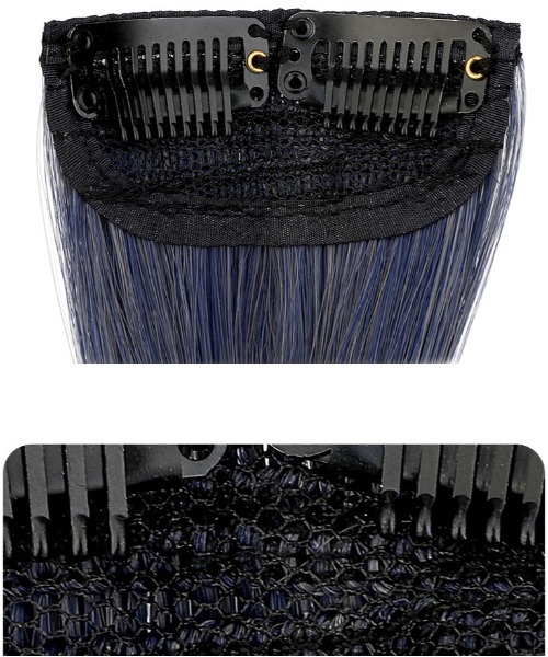 クリップタイプ 】 ポイントカラー ワンタッチ エクステ / 幅広