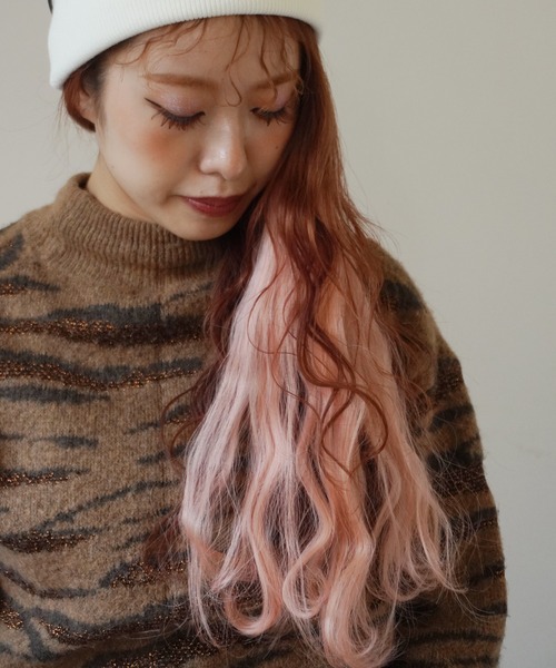 クリップタイプ 】 ポイントカラー ワンタッチ エクステ / 幅広