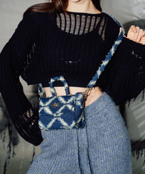 GAB GAB（ガブガブ）の「デニムBAG（ハンドバッグ・レディース・ブルー/マスタード/ネイビー/ブラック・FREE）」の20枚目の写真