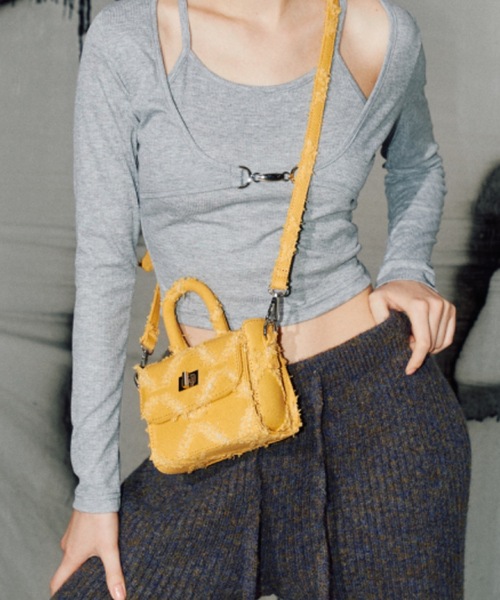 GAB GAB（ガブガブ）の「デニムBAG（ハンドバッグ・レディース・ブルー/マスタード/ネイビー/ブラック・FREE）」の16枚目の写真