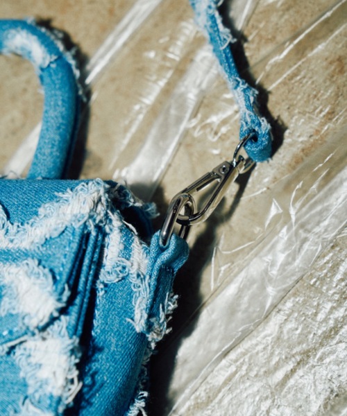 GAB GAB（ガブガブ）の「デニムBAG（ハンドバッグ・レディース・ブルー/マスタード/ネイビー/ブラック・FREE）」の5枚目の写真