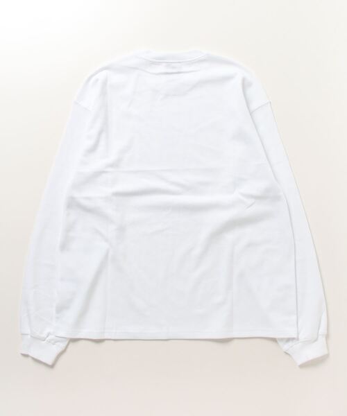 OY（オーワイ）の「『OY/オーワイ』ODOLLY long t-shirt/オードリープリント長袖Tシャツ（Tシャツ/カットソー・レディース・ホワイト/ブラック/ブルー・FREE）」の4枚目の写真