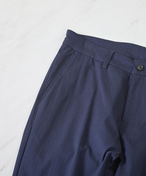 UNION STATION（ユニオンステーション）の「ハイパーストレッチヘリンボンパンツ【サイズ S-4L展開】　※大きいサイズ有（その他パンツ・メンズ・ライトグレー/ブラック/チャコールグレー/ネイビー/ベージュ/ホワイト/ボルドー/ブラウン/ライトブラウン/サックスブルー・L/LL/S/M/4L/3L/XL）」の14枚目の写真