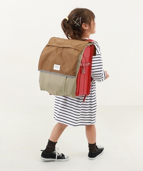 devirock（デビロック）の「たくさん収納できる 撥水 ランドセルカバー(リフレクター付き)（ランドセル・キッズ・その他5/その他3/その他4/その他6/その他2/その他7/その他1/ブラック・ONE SIZE）」の13枚目の写真