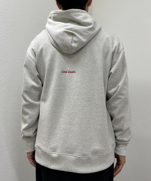 CIAOPANIC TYPY（チャオパニックティピー）の「ワンポイント刺繍裏毛パーカー（パーカー・メンズ・ライトグレー/チャコールグレー・MEDIUM/LARGE）」の7枚目の写真