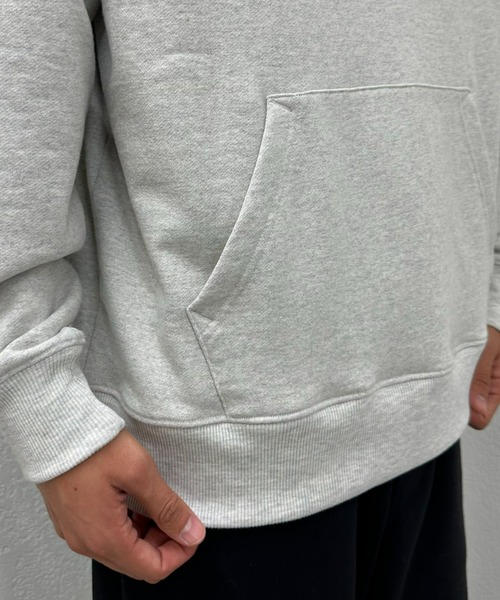 CIAOPANIC TYPY（チャオパニックティピー）の「ワンポイント刺繍裏毛パーカー（パーカー・メンズ・ライトグレー/チャコールグレー・MEDIUM/LARGE）」の10枚目の写真