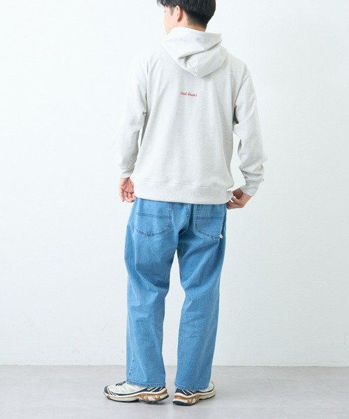 CIAOPANIC TYPY（チャオパニックティピー）の「ワンポイント刺繍裏毛パーカー（パーカー・メンズ・ライトグレー/チャコールグレー・MEDIUM/LARGE）」の13枚目の写真