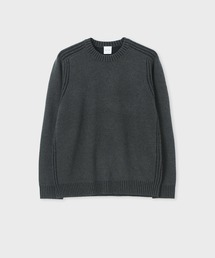 Paul Smith（ポールスミス）の「プレーティング ラムズウール クルーネックニット / 143451 611Y（ニット/セーター・メンズ）」