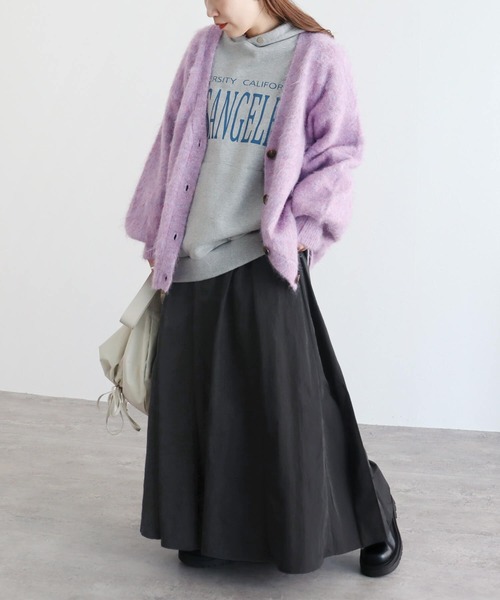 reca(レカ)の「フレアマキシスカート(スカート・レディース・ライトグレー/ブラック・M)」の17枚目の写真