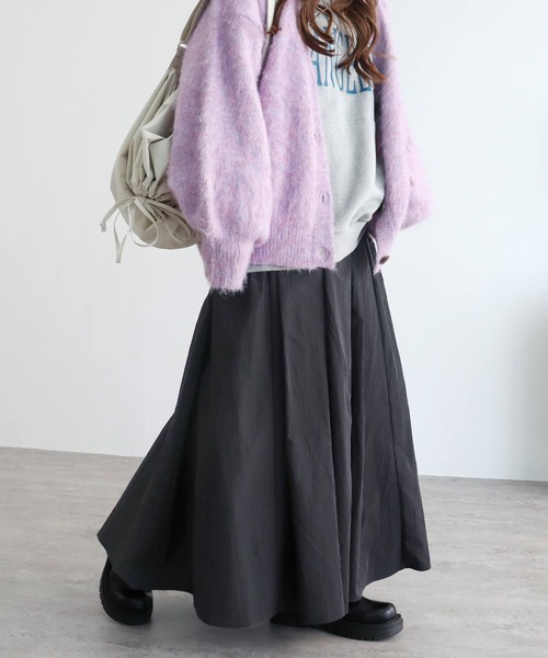 reca(レカ)の「フレアマキシスカート(スカート・レディース・ライトグレー/ブラック・M)」の18枚目の写真