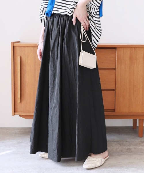 reca(レカ)の「フレアマキシスカート(スカート・レディース・ライトグレー/ブラック・M)」の22枚目の写真