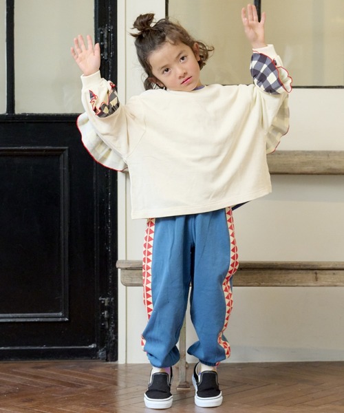 BIG FIELD（ビッグフィールド）の「トライアングルスウェットパンツ（80～150cm）（スウェットパンツ・キッズ・チャコール/ブラウン/エメラルド・100/130/140/90/120/95/150/80/110）」の15枚目の写真