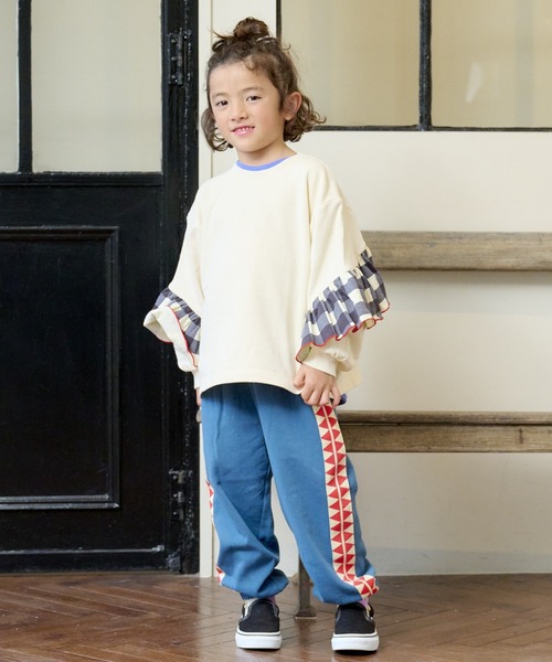 BIG FIELD（ビッグフィールド）の「トライアングルスウェットパンツ（80～150cm）（スウェットパンツ・キッズ・チャコール/ブラウン/エメラルド・100/130/140/90/120/95/150/80/110）」の17枚目の写真