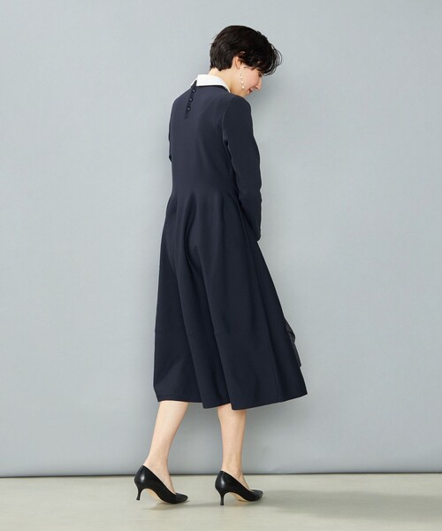NOLLEY'S（ノーリーズ）の「《手洗い可能》白襟ワンピース