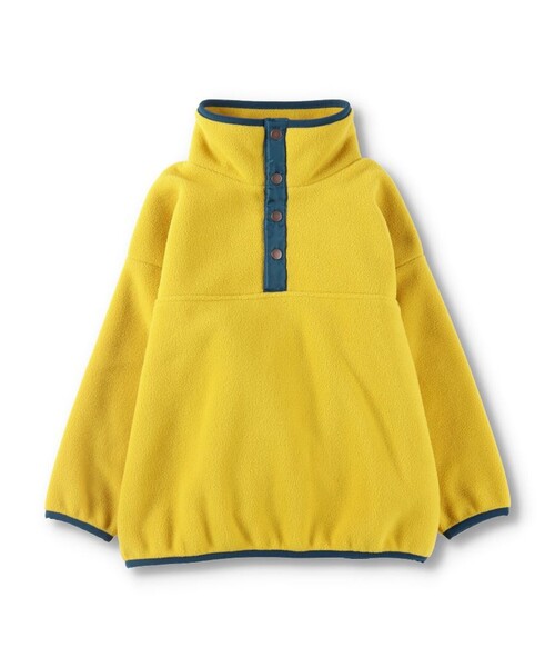 BRANSHES（ブランシェス）の「フリースプルオーバー（スウェット・キッズ・マスタード/ブルーグレー/パープル・120/130/150/110/140/90/100）」の4枚目の写真