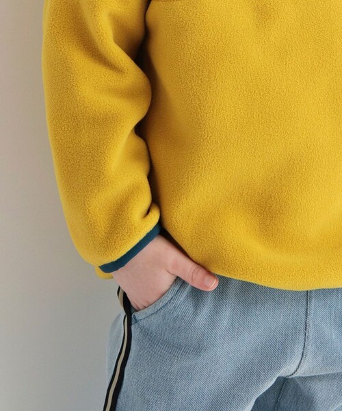 BRANSHES（ブランシェス）の「フリースプルオーバー（スウェット・キッズ・マスタード/ブルーグレー/パープル・120/130/150/110/140/90/100）」の11枚目の写真