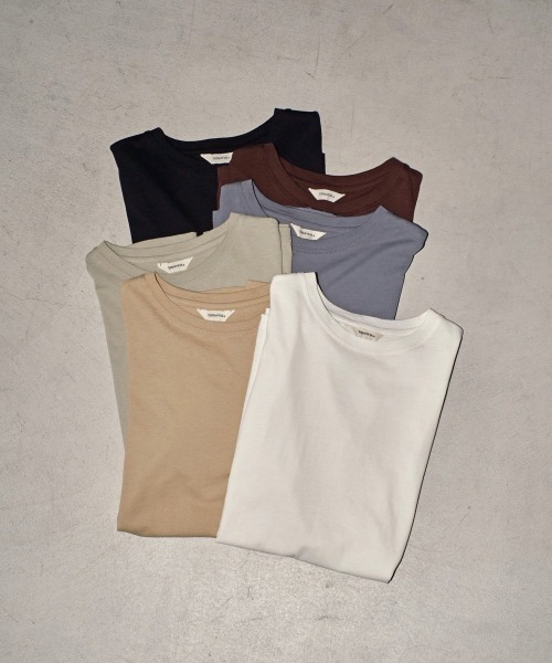 TODAYFUL(トゥデイフル)の「TODAYFUL Basic Smooth T-shirts ベーシックスムースTシャツ/12410613(Tシャツ/カットソー・レディース・ブラック/ライトグリーン/バーガンディー/ホワイト/ブルー系その他・ONE SIZE)」の6枚目の写真