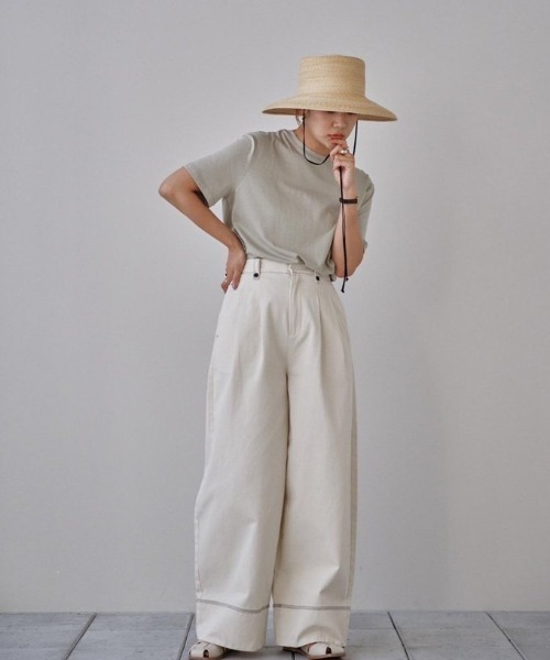 TODAYFUL(トゥデイフル)の「TODAYFUL Basic Smooth T-shirts ベーシックスムースTシャツ/12410613(Tシャツ/カットソー・レディース・ブラック/ライトグリーン/バーガンディー/ホワイト/ブルー系その他・ONE SIZE)」の18枚目の写真