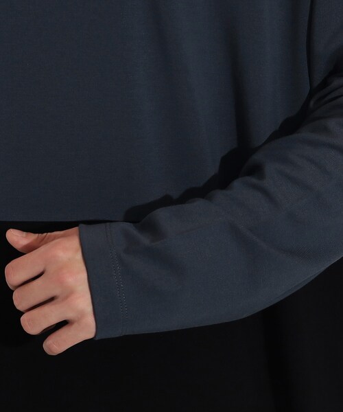 tk.TAKEO KIKUCHI（ティーケータケオキクチ）の「◆リラックスルーズ ロングスリーブTシャツ（Tシャツ/カットソー・メンズ・ブルー系その他/ブラック/ホワイト/チャコール/ホワイト系5/ブルー系その他6・01/03/02/04）」の12枚目の写真