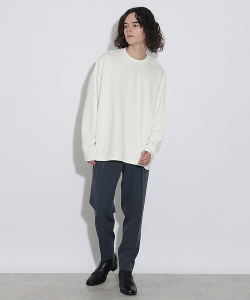 tk.TAKEO KIKUCHI（ティーケータケオキクチ）の「◆リラックスルーズ ロングスリーブTシャツ（Tシャツ/カットソー・メンズ・ブルー系その他/ブラック/ホワイト/チャコール/ホワイト系5/ブルー系その他6・01/03/02/04）」の17枚目の写真