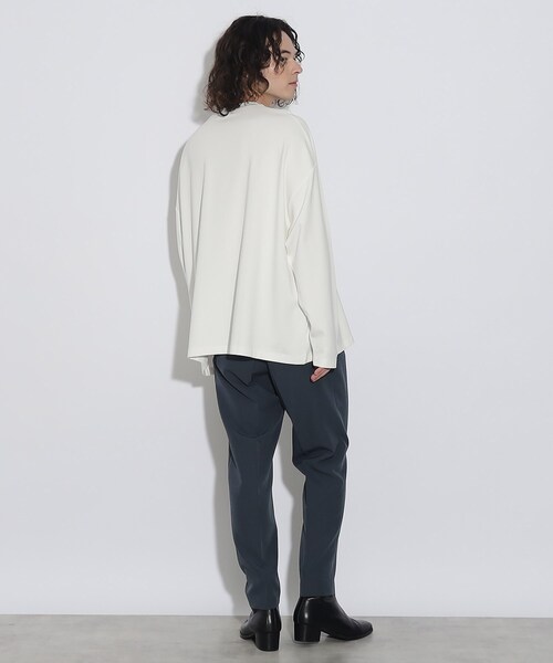 tk.TAKEO KIKUCHI（ティーケータケオキクチ）の「◆リラックスルーズ ロングスリーブTシャツ（Tシャツ/カットソー・メンズ・ブルー系その他/ブラック/ホワイト/チャコール/ホワイト系5/ブルー系その他6・01/03/02/04）」の18枚目の写真