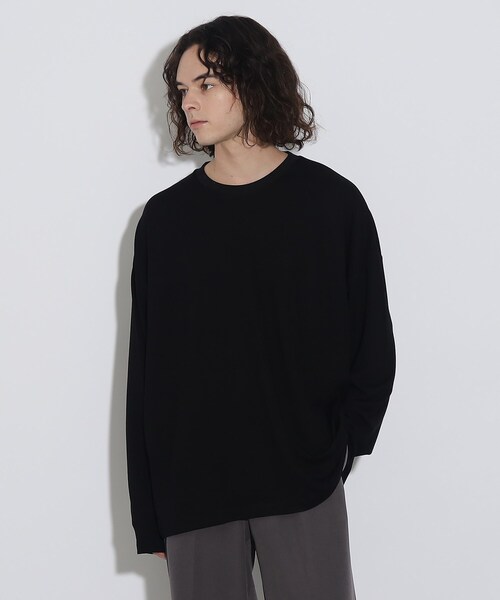 tk.TAKEO KIKUCHI（ティーケータケオキクチ）の「◆リラックスルーズ ロングスリーブTシャツ（Tシャツ/カットソー・メンズ・ブルー系その他/ブラック/ホワイト/チャコール/ホワイト系5/ブルー系その他6・01/03/02/04）」の20枚目の写真