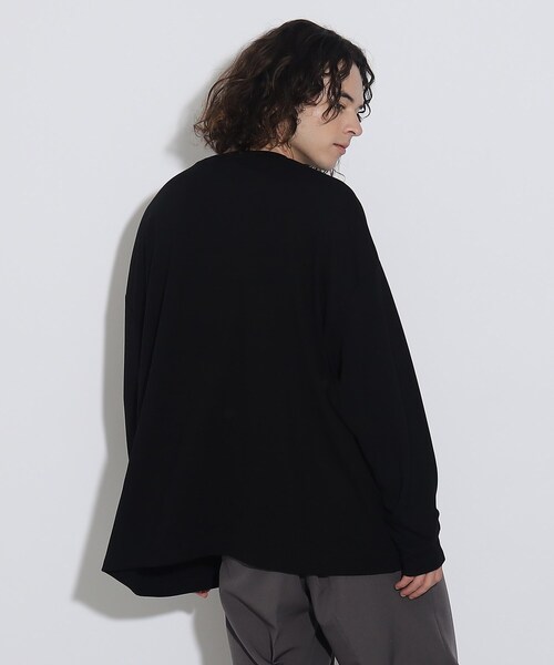 tk.TAKEO KIKUCHI（ティーケータケオキクチ）の「◆リラックスルーズ ロングスリーブTシャツ（Tシャツ/カットソー・メンズ・ブルー系その他/ブラック/ホワイト/チャコール/ホワイト系5/ブルー系その他6・01/03/02/04）」の21枚目の写真
