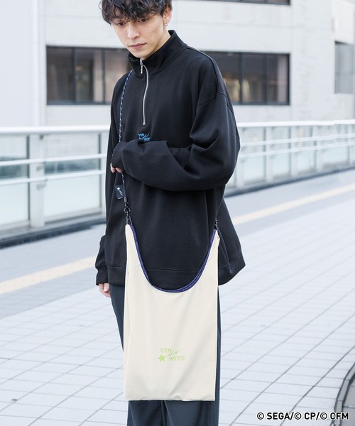 RAGEBLUE（レイジブルー）の「【プロジェクトセカイ×ZOZOTOWN】Leo/needコラボ ロゴプリントミニバッグ/エコバッグ（エコバッグ/サブバッグ・メンズ・ホワイト×レッド/ホワイト×グリーン/ホワイト×ブルー/ホワイト×イエロー/ホワイト×ピンク・FREE）」の9枚目の写真