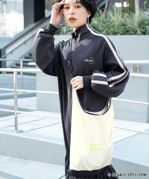 RAGEBLUE（レイジブルー）の「【プロジェクトセカイ×ZOZOTOWN】Leo/needコラボ ロゴプリントミニバッグ/エコバッグ（エコバッグ/サブバッグ・メンズ・ホワイト×レッド/ホワイト×グリーン/ホワイト×ブルー/ホワイト×イエロー/ホワイト×ピンク・FREE）」の10枚目の写真