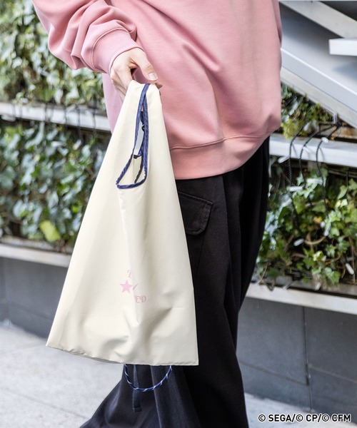 RAGEBLUE（レイジブルー）の「【プロジェクトセカイ×ZOZOTOWN】Leo/needコラボ ロゴプリントミニバッグ/エコバッグ（エコバッグ/サブバッグ・メンズ・ホワイト×レッド/ホワイト×グリーン/ホワイト×ブルー/ホワイト×イエロー/ホワイト×ピンク・FREE）」の17枚目の写真