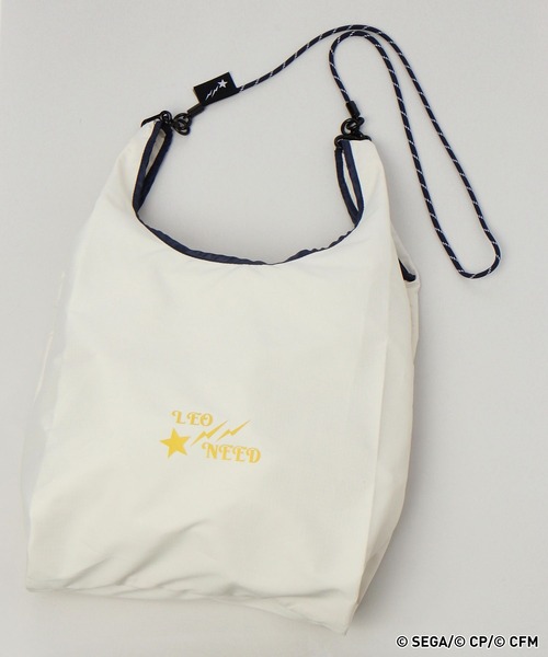 RAGEBLUE（レイジブルー）の「【プロジェクトセカイ×ZOZOTOWN】Leo/needコラボ ロゴプリントミニバッグ/エコバッグ（エコバッグ/サブバッグ・メンズ・ホワイト×レッド/ホワイト×グリーン/ホワイト×ブルー/ホワイト×イエロー/ホワイト×ピンク・FREE）」の13枚目の写真
