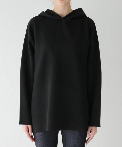 ジャーナルスタンダード　ダブルニットフーディー　ブラック　38 【新品】 JOURNAL STANDARD（ジャーナルスタンダード）の「ダブルフェイスニット