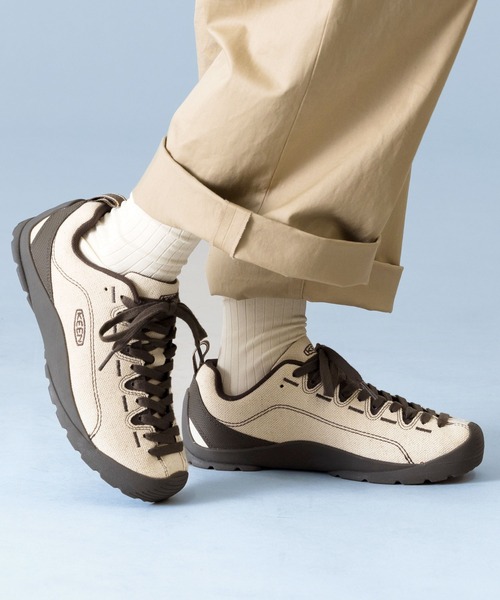 KEEN（キーン）の「JASPER CANVAS / ジャスパー キャンバス レディース スニーカー（スニーカー・レディース・ベージュ・23cm/25.5cm/22.5cm/23.5cm/25cm/24cm/24.5cm/26cm）」の5枚目の写真