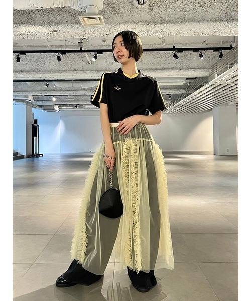 Lily Brown リリーブラウン  LILYフットボールTシャツ 未使用品 フリーサイズ LWCT241176 ホワイト  レディース 半袖カットソー トップス 未使用品 Lily Brown リリーブラウン LILYフットボールTシャツ