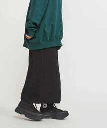POPCORN KNIT NARROW SKIRT