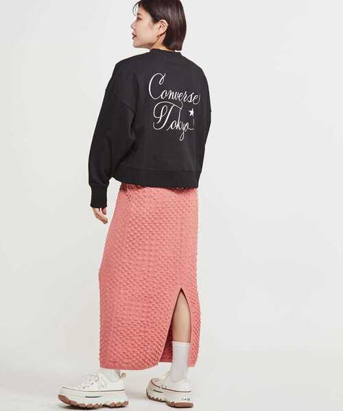 CONVERSE TOKYO(コンバーストウキョウ)の「POPCORN KNIT NARROW SKIRT(スカート・レディース・ブラック/ブルー/ピンク・FREE)」の14枚目の写真