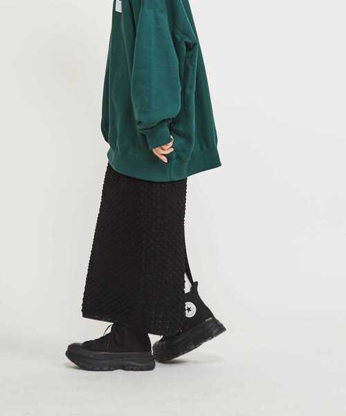 CONVERSE TOKYO(コンバーストウキョウ)の「POPCORN KNIT NARROW SKIRT(スカート・レディース・ブラック/ブルー/ピンク・FREE)」の17枚目の写真