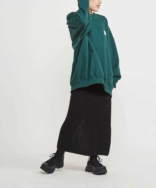 CONVERSE TOKYO(コンバーストウキョウ)の「POPCORN KNIT NARROW SKIRT(スカート・レディース・ブラック/ブルー/ピンク・FREE)」の18枚目の写真