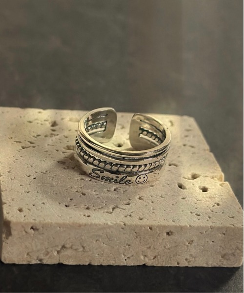 デザインリング スマイル bla-ring-00148 セール】【blatto 925silver】デザインリング スマイル bla-ring