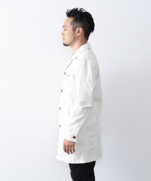 coen（コーエン）の「SMITH別注ダックショップコート（その他アウター・メンズ・オフホワイト・MEDIUM/X-LARGE/SMALL/LARGE）」の4枚目の写真