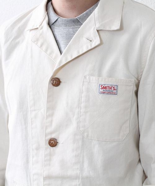 coen（コーエン）の「SMITH別注ダックショップコート（その他アウター・メンズ・オフホワイト・MEDIUM/X-LARGE/SMALL/LARGE）」の11枚目の写真