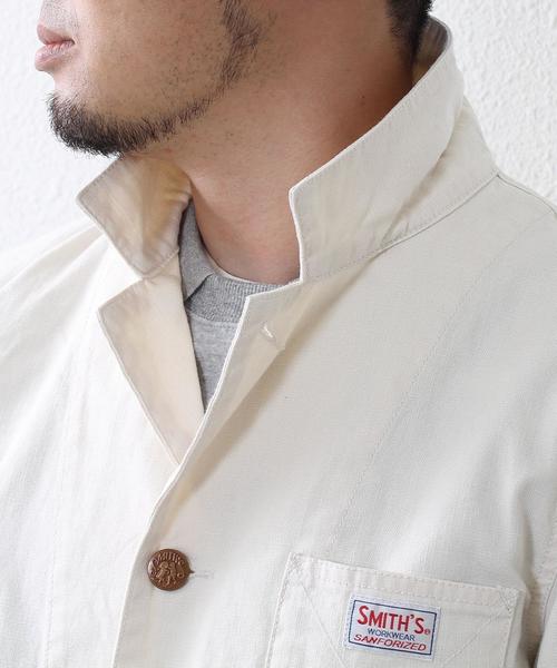 coen（コーエン）の「SMITH別注ダックショップコート（その他アウター・メンズ・オフホワイト・MEDIUM/X-LARGE/SMALL/LARGE）」の13枚目の写真