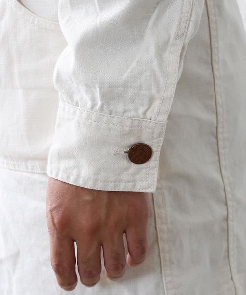 coen（コーエン）の「SMITH別注ダックショップコート（その他アウター・メンズ・オフホワイト・MEDIUM/X-LARGE/SMALL/LARGE）」の14枚目の写真