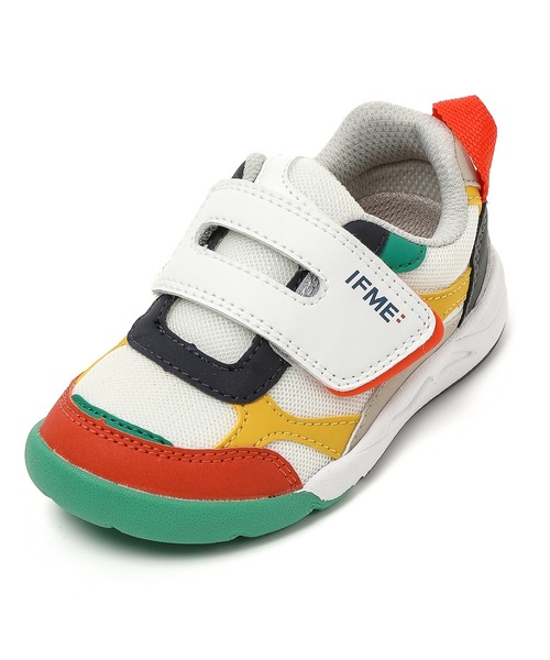 IFME（イフミー）の「KIDS｜IFME＋ コンビカラースニーカー[スタイリスト近澤一雅モデル]（スニーカー・キッズ・オレンジ/ベージュ/ブルー・15.5cm/16.0cm/16.5cm/17.0cm/17.5cm/18.0cm/18.5cm/19.0cm/15.0cm）」の12枚目の写真